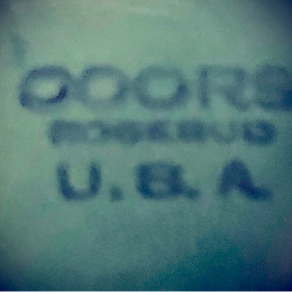 Coors rosebud plate and pouring dish - Picture 5 of 10